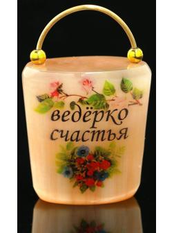 Сувенир «Ведёрко счастья», селенит