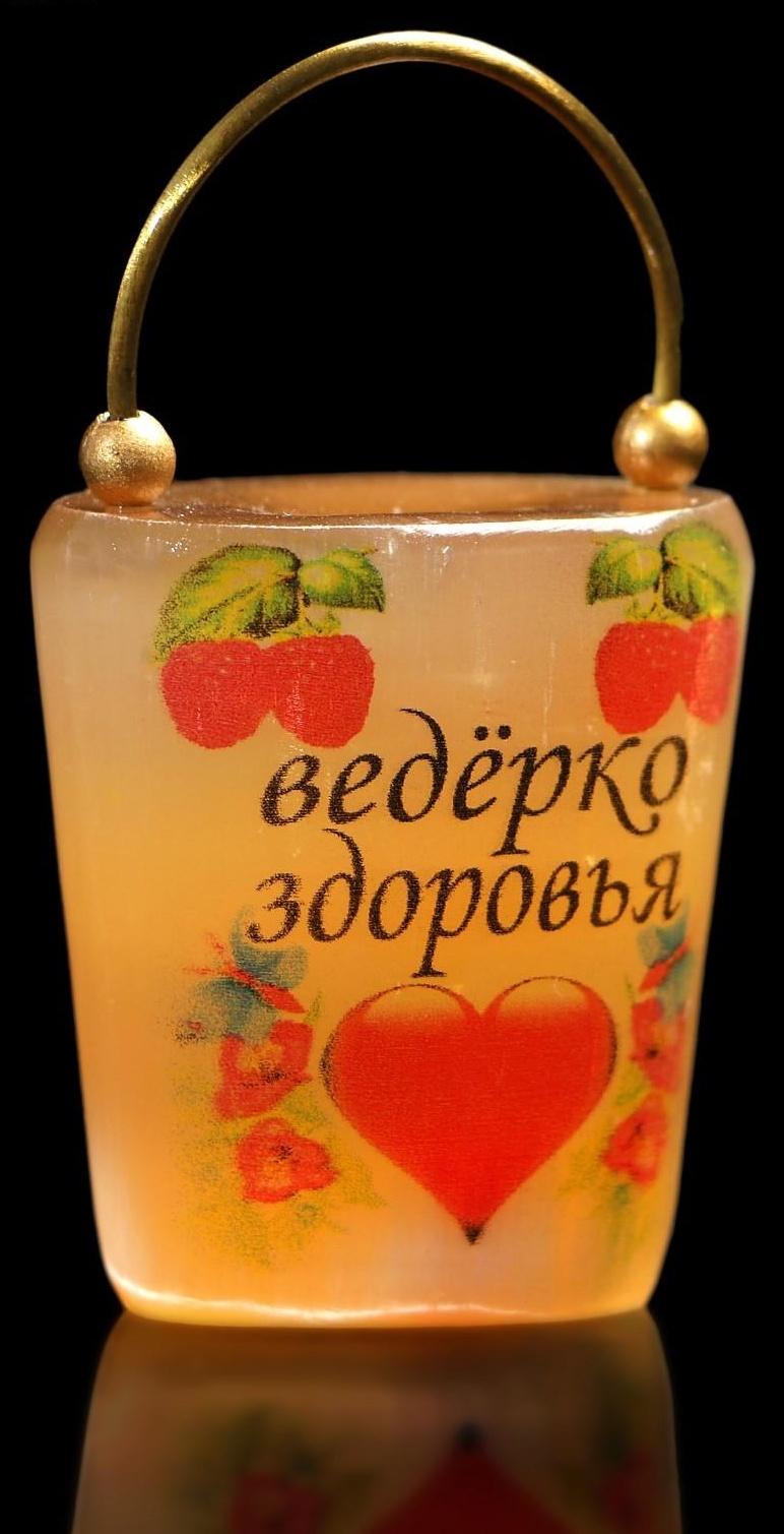 Сувенир «Ведёрко здоровья», селенит