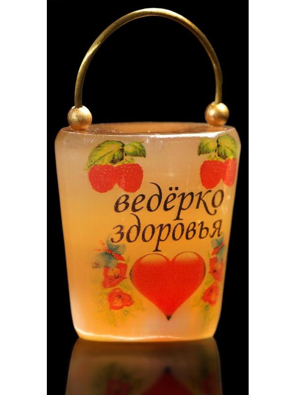 Сувенир «Ведёрко здоровья», селенит