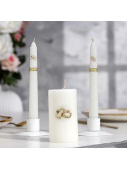 Свеча-цилиндр свадебная 