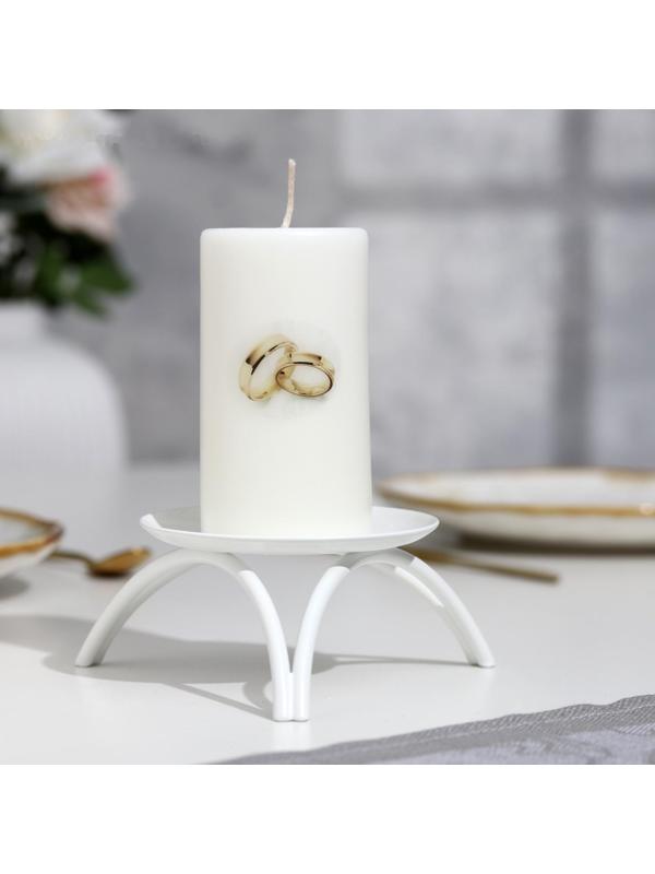 Свеча-цилиндр свадебная 