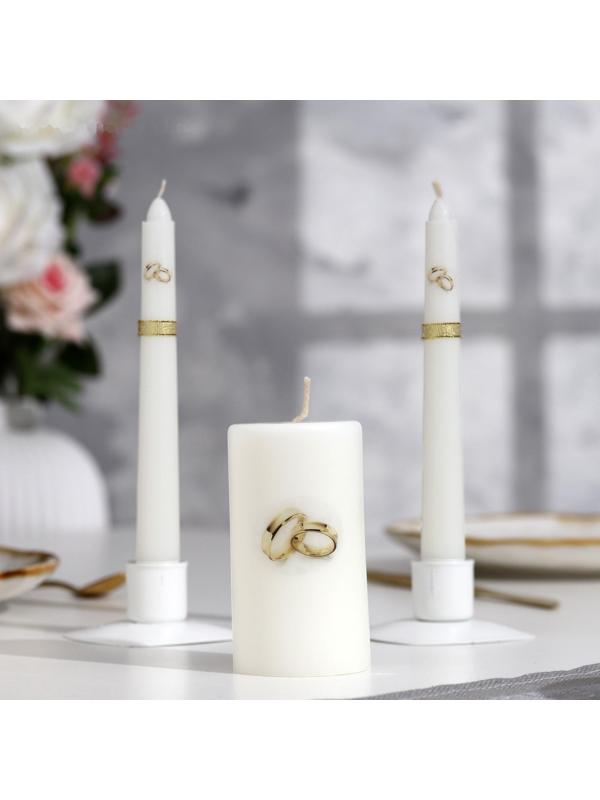 Свеча-цилиндр свадебная 