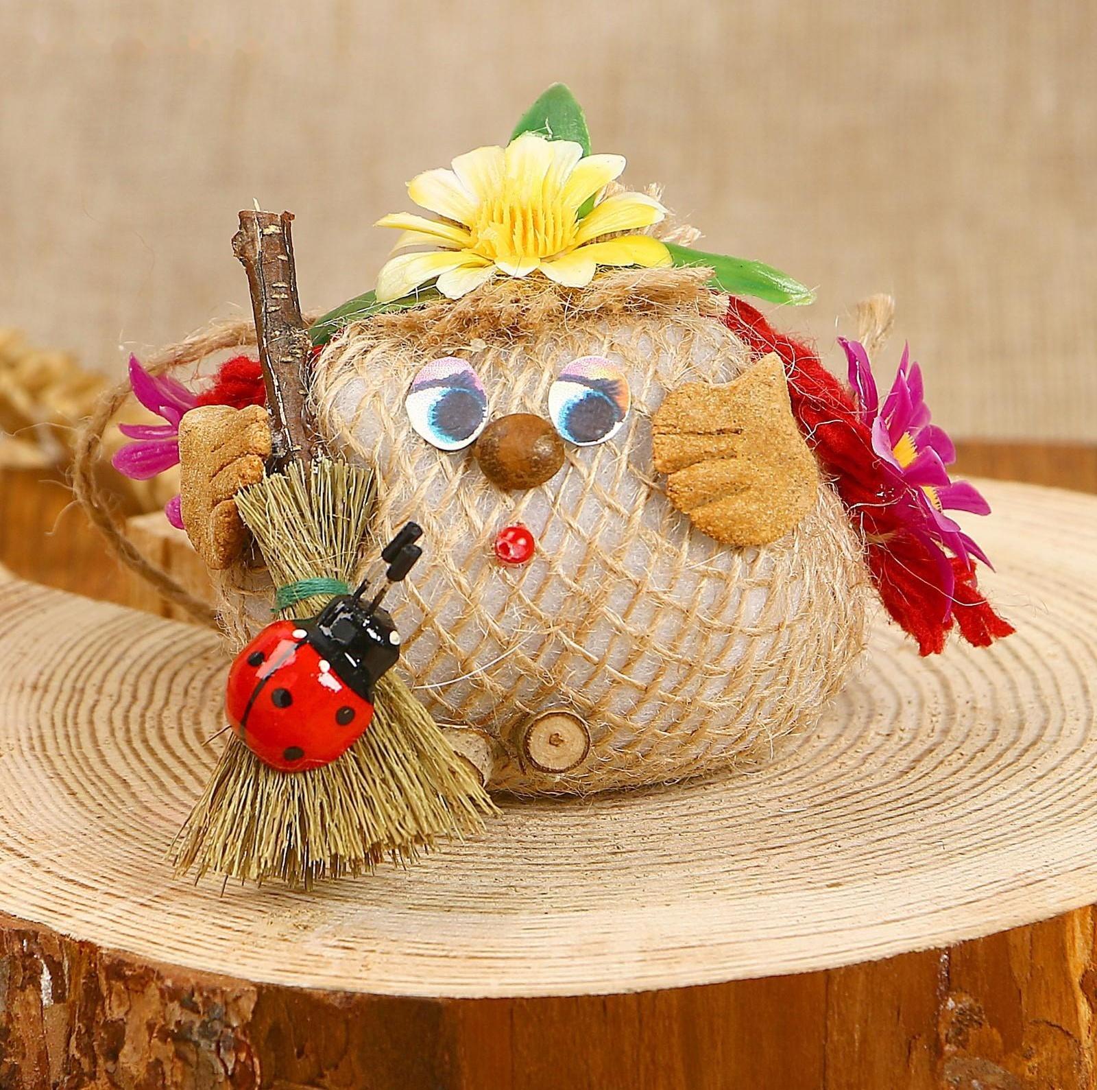 Оберег «Домовушка Тюха», микс