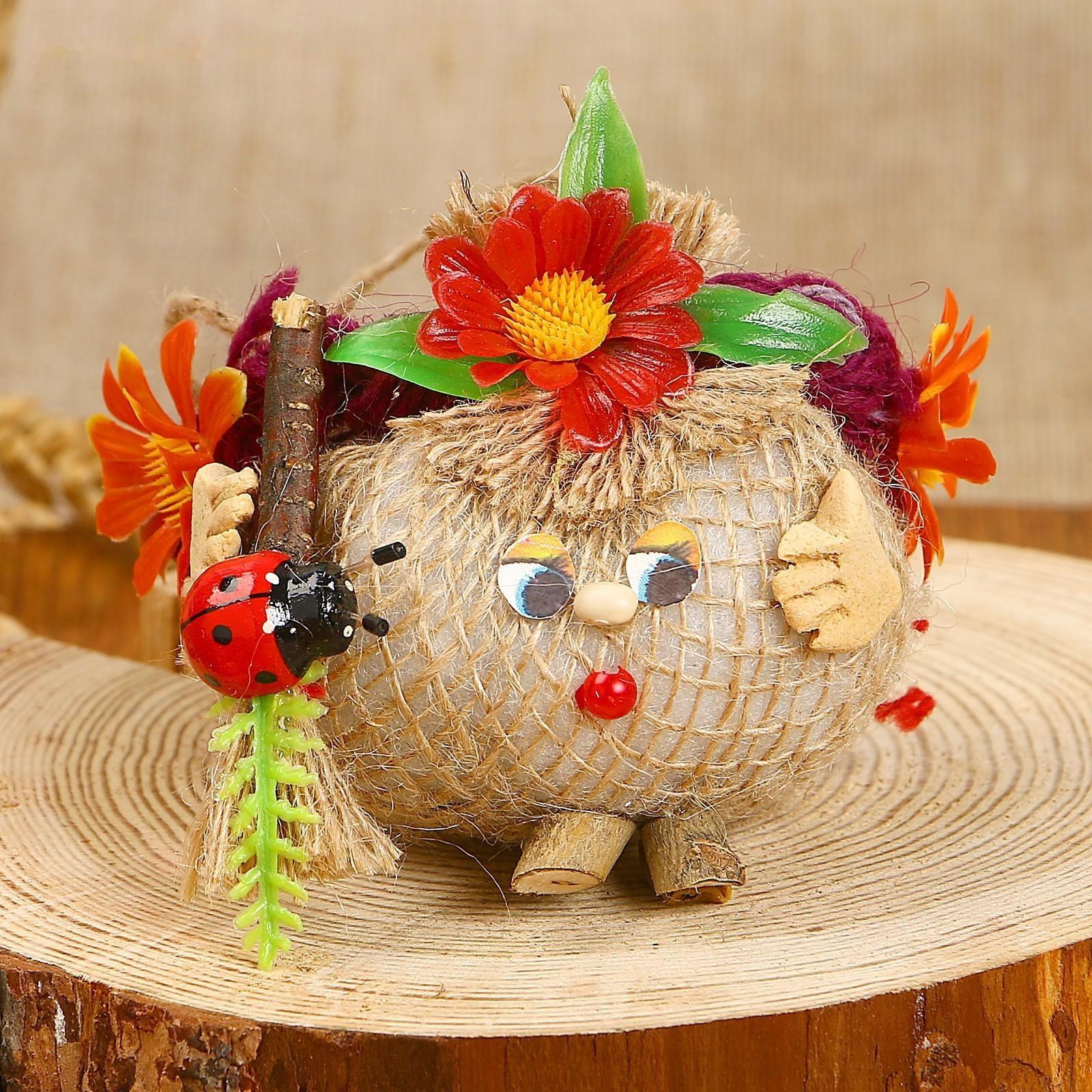 Оберег «Домовушка Тюха», микс