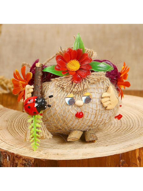 Оберег «Домовушка Тюха», микс