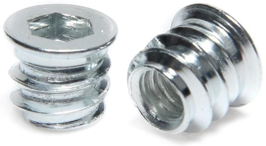 Дюбель Element, мебельный, металлический, резьба М6, 10 шт