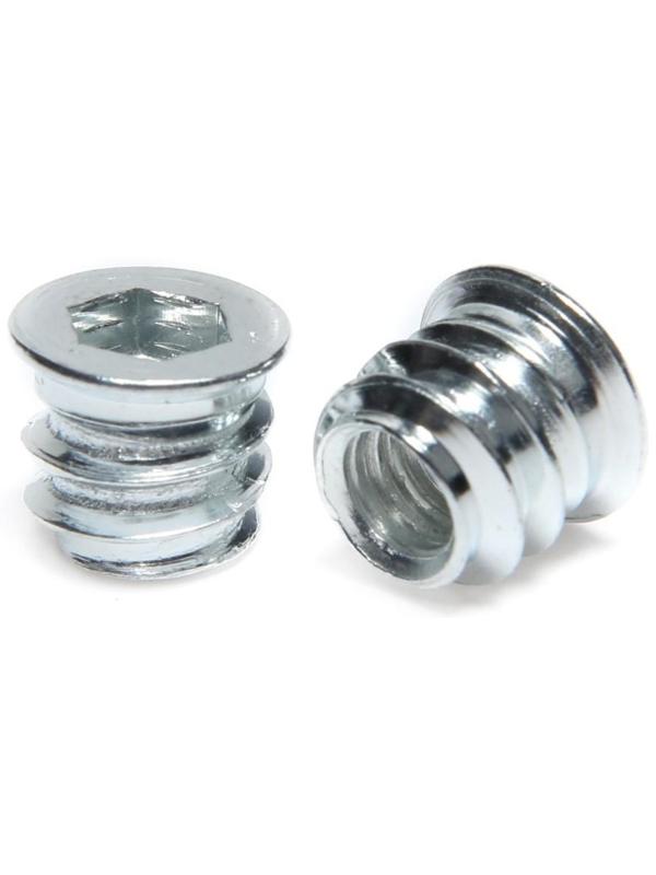 Дюбель Element, мебельный, металлический, резьба М6, 10 шт