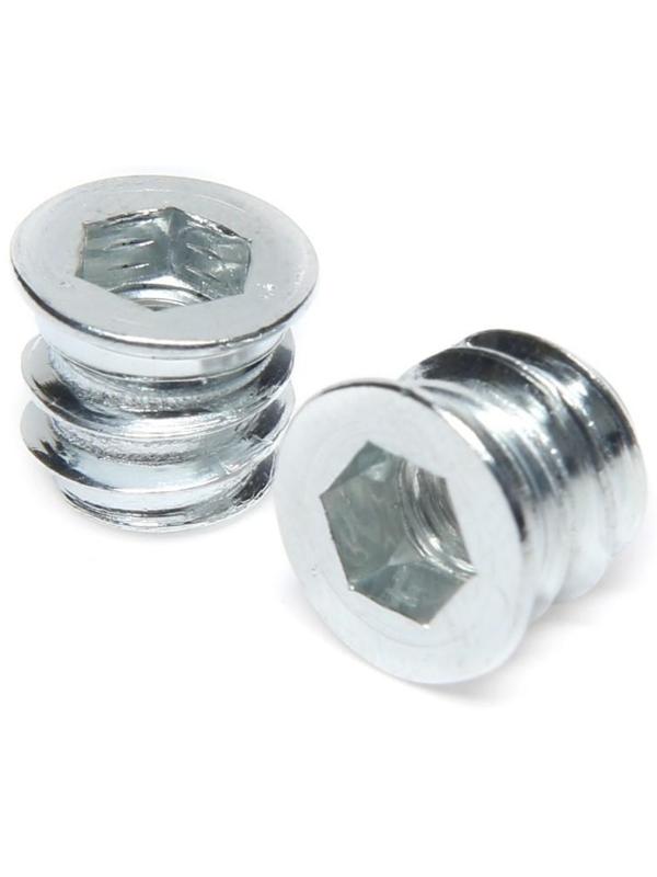 Дюбель Element, мебельный, металлический, резьба М6, 10 шт