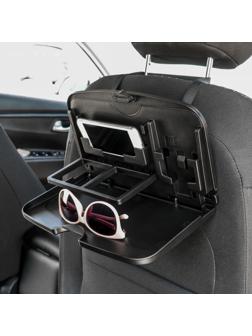 Столик Airline на спинку сиденья, складной, черный, 29х18х2.5 см, ATC-F-01