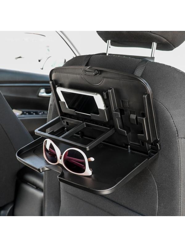 Столик Airline на спинку сиденья, складной, черный, 29х18х2.5 см, ATC-F-01