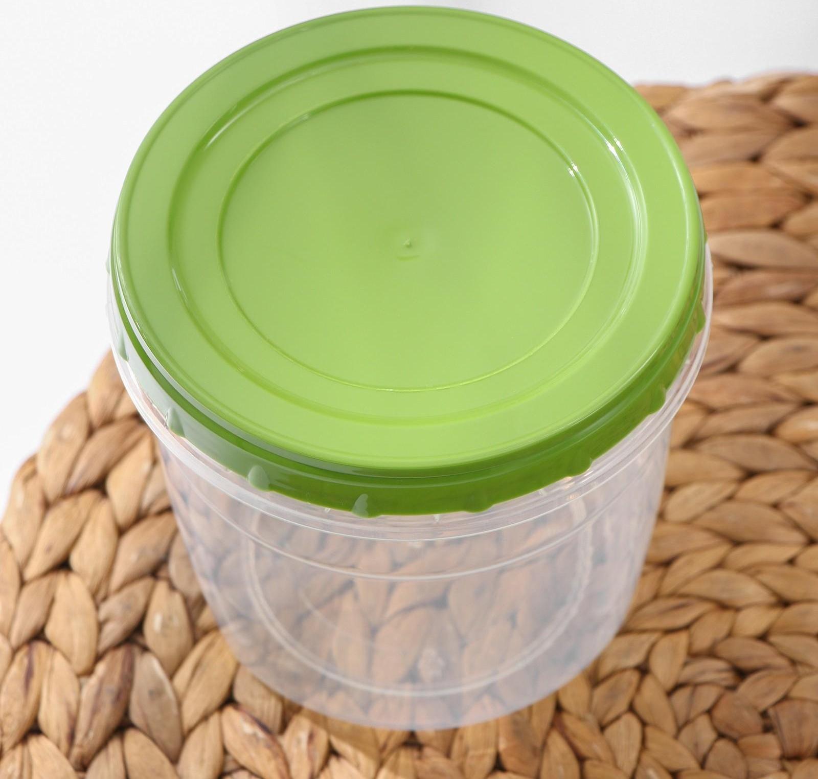 Банка 1 л для хранения продуктов, цвет МИКС