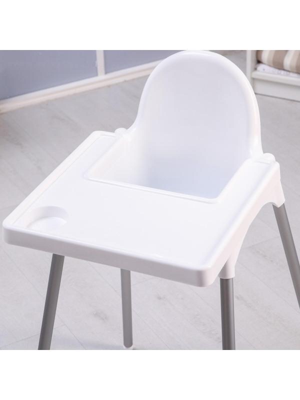 Стульчик для кормления пластиковый, цвет белый