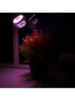 Фитолампа светодиодная Uniel, A60, E27, 10 Вт, IP20, 220 В, 240°, полноспектральная