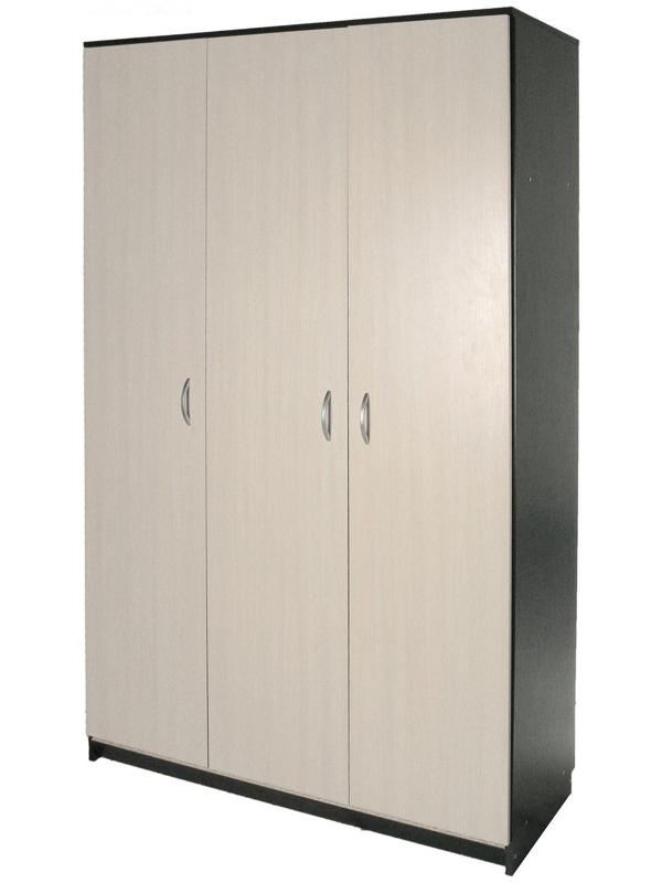 Шкаф распашной 3-х створчатый 1210х500х2100 Венге темный/Венге светлый