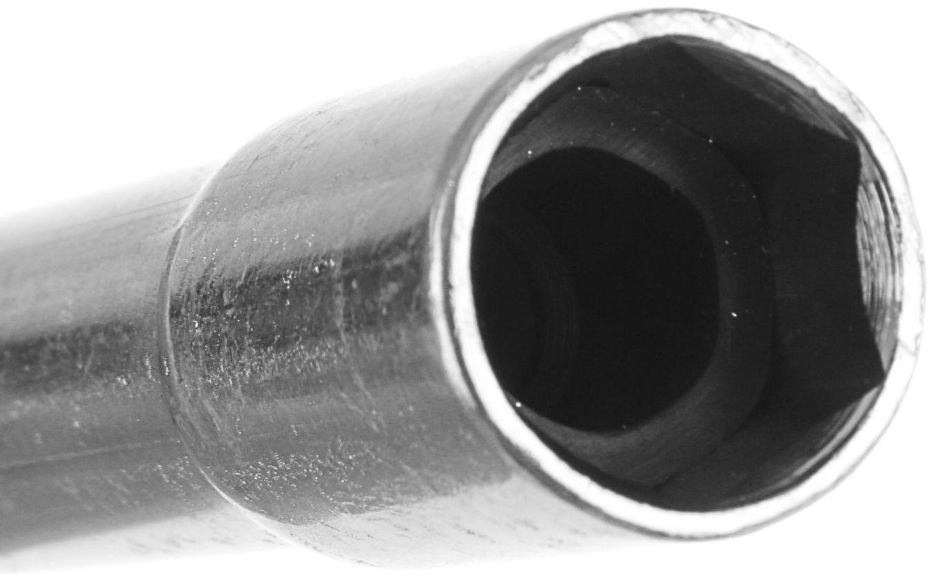 Ключ свечной СЕРВИС КЛЮЧ, 75350, с внутренним резиновым кольцом, 16 х 270 мм