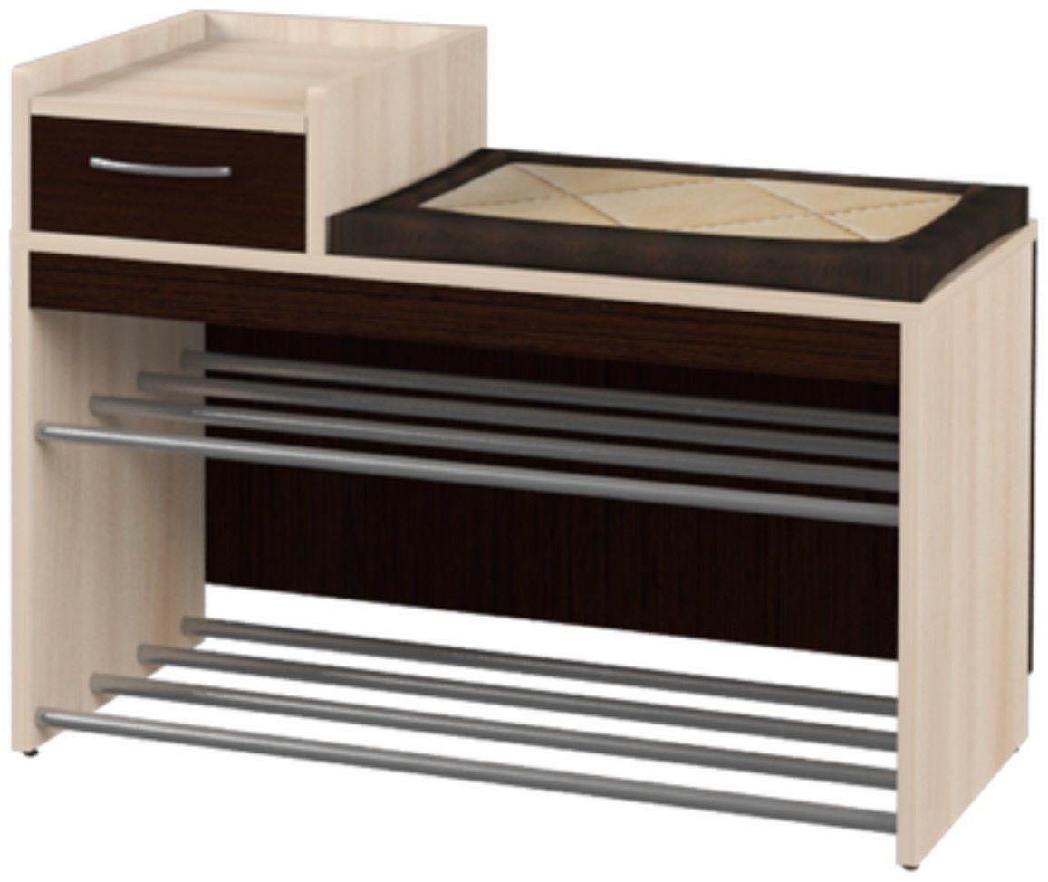 Обувница Ольга 5 Ясень шимо светлый/венге