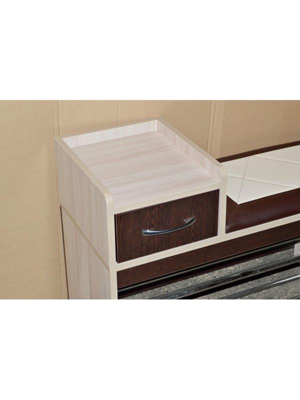 Обувница Ольга 5 Ясень шимо светлый/венге