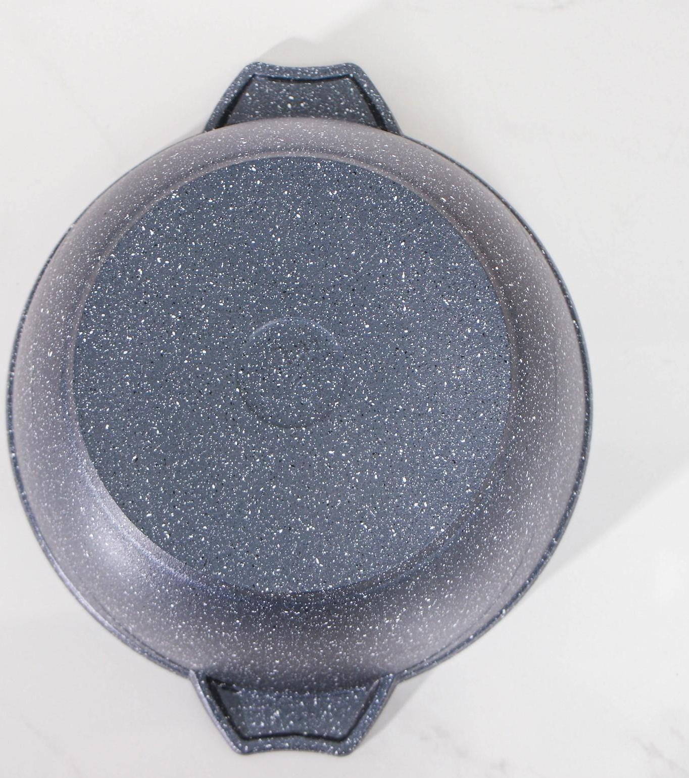 Кастрюля «Гранит», 3 л, стеклянная крышка, антипригарное покрытие, цвет чёрный