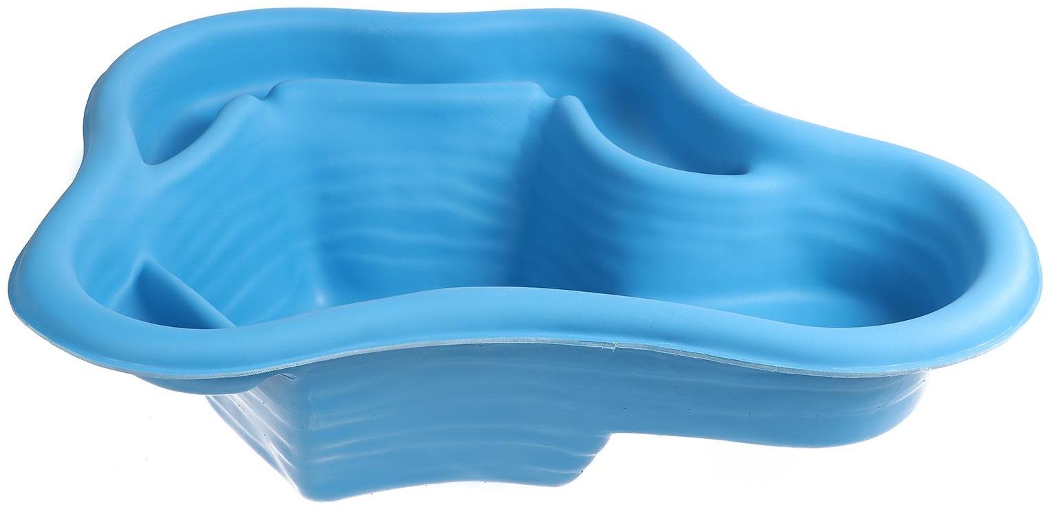 Пруд садовый пластиковый, 135 л, синий