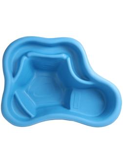 Пруд садовый пластиковый, 135 л, синий