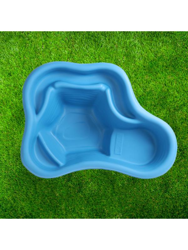 Пруд садовый пластиковый, 135 л, синий