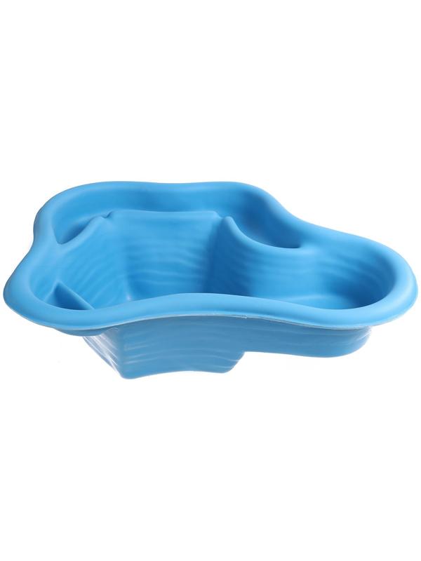 Пруд садовый пластиковый, 135 л, синий