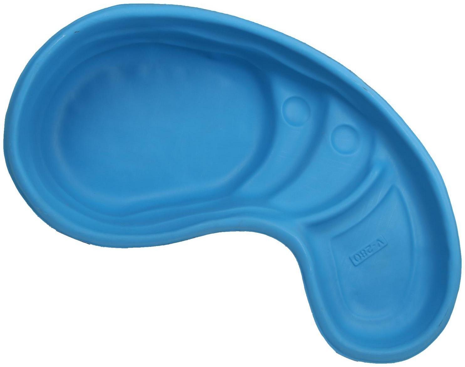 Пруд садовый пластиковый, 280 л, синий