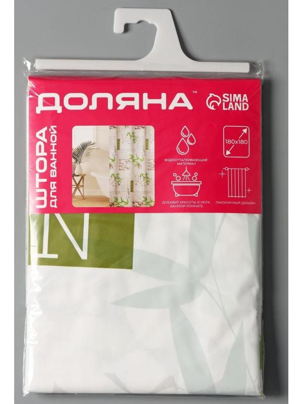 Штора для ванны Доляна «Дзен», 180×180 см, EVA