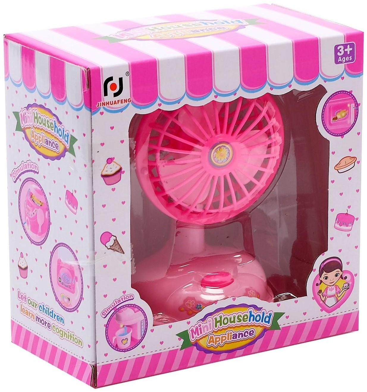 Бытовая техника «Вентилятор», работает от батареек, цвета МИКС