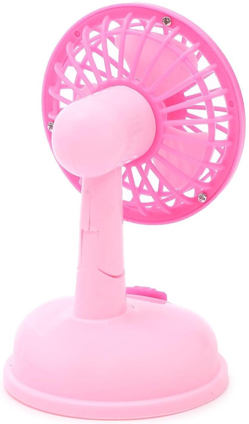 Бытовая техника «Вентилятор», работает от батареек, цвета МИКС