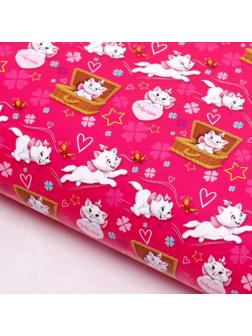 Бумага упаковочная глянцевая 