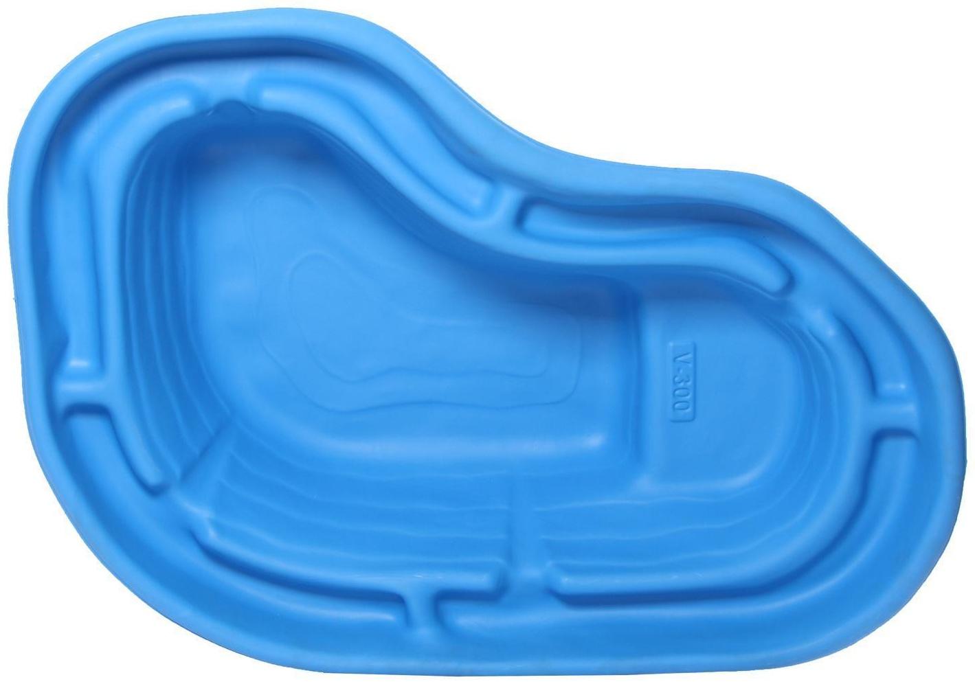 Пруд садовый пластиковый, 300 л, синий