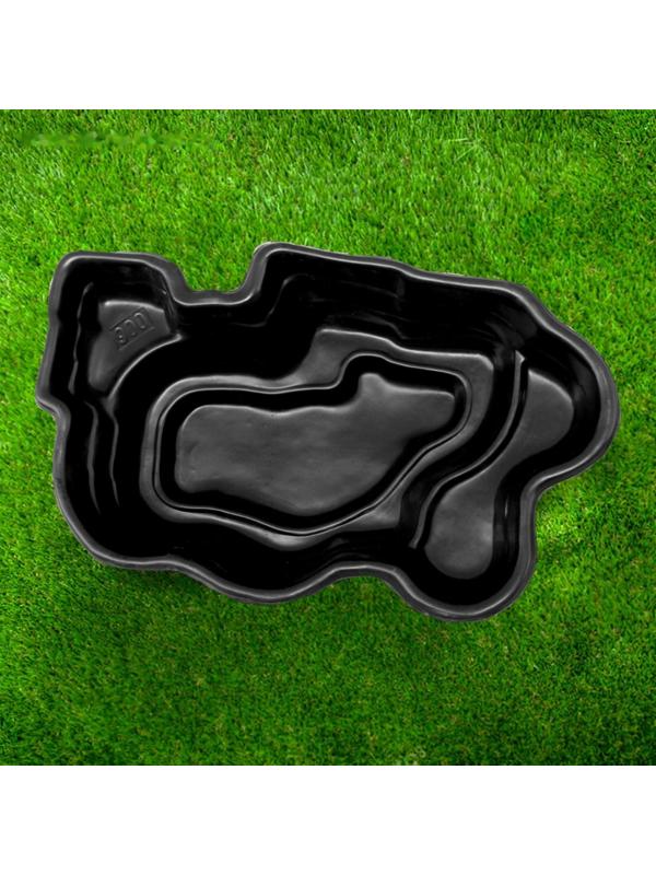 Пруд садовый пластиковый, 900 л, чёрный