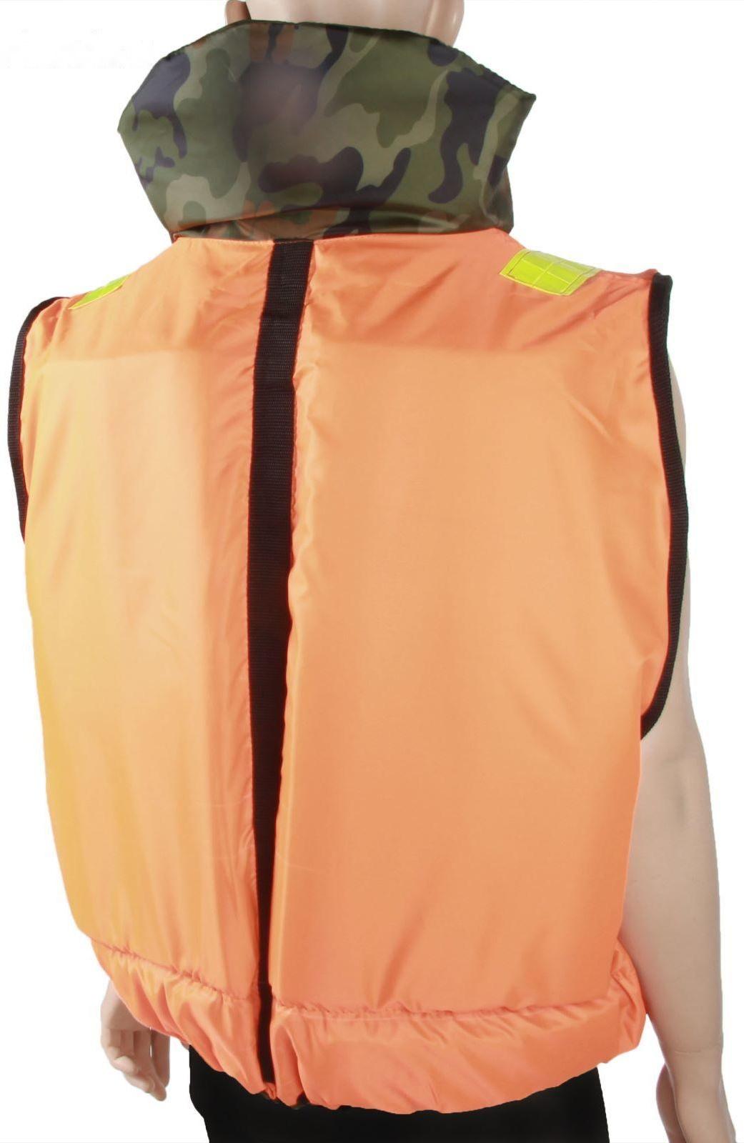 Жилет спасательный с подголовником «Капитан», двухсторонний, большой, 120 кг