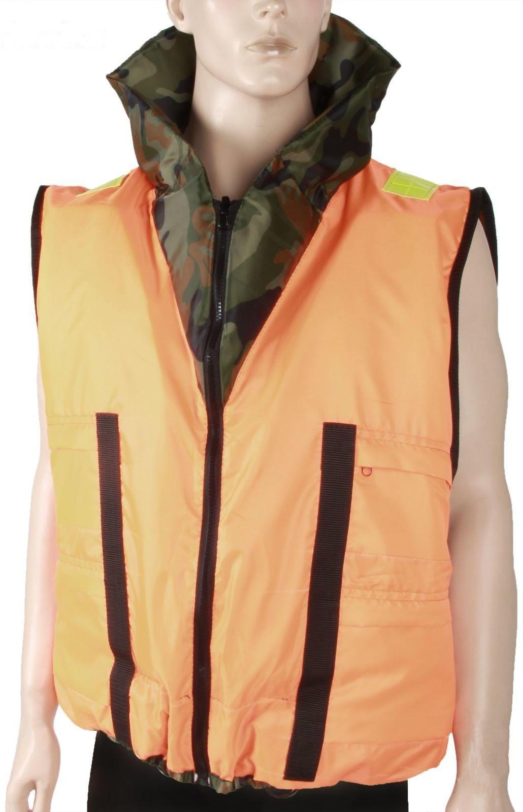 Жилет спасательный с подголовником «Капитан», двухсторонний, большой, 120 кг