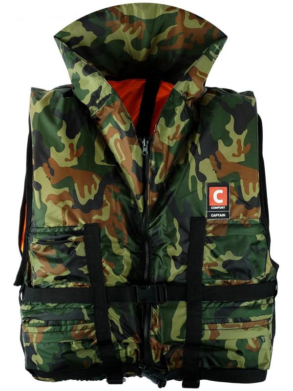 Жилет спасательный с подголовником «Капитан», двухсторонний, большой, 120 кг