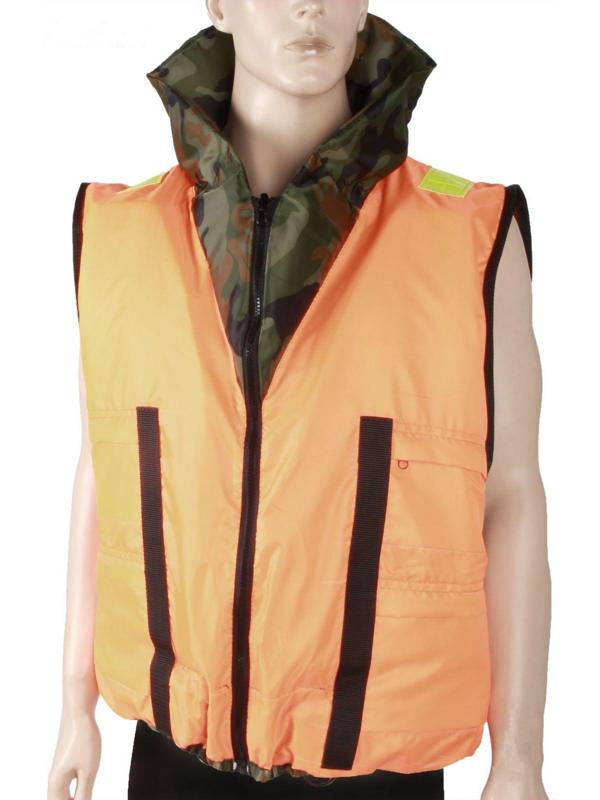 Жилет спасательный с подголовником «Капитан», двухсторонний, большой, 120 кг