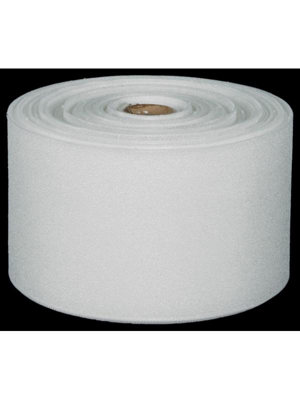 Шторная лента люверсная, клеевая односторонняя, 10 см, 50 ± 1 м, цвет белый