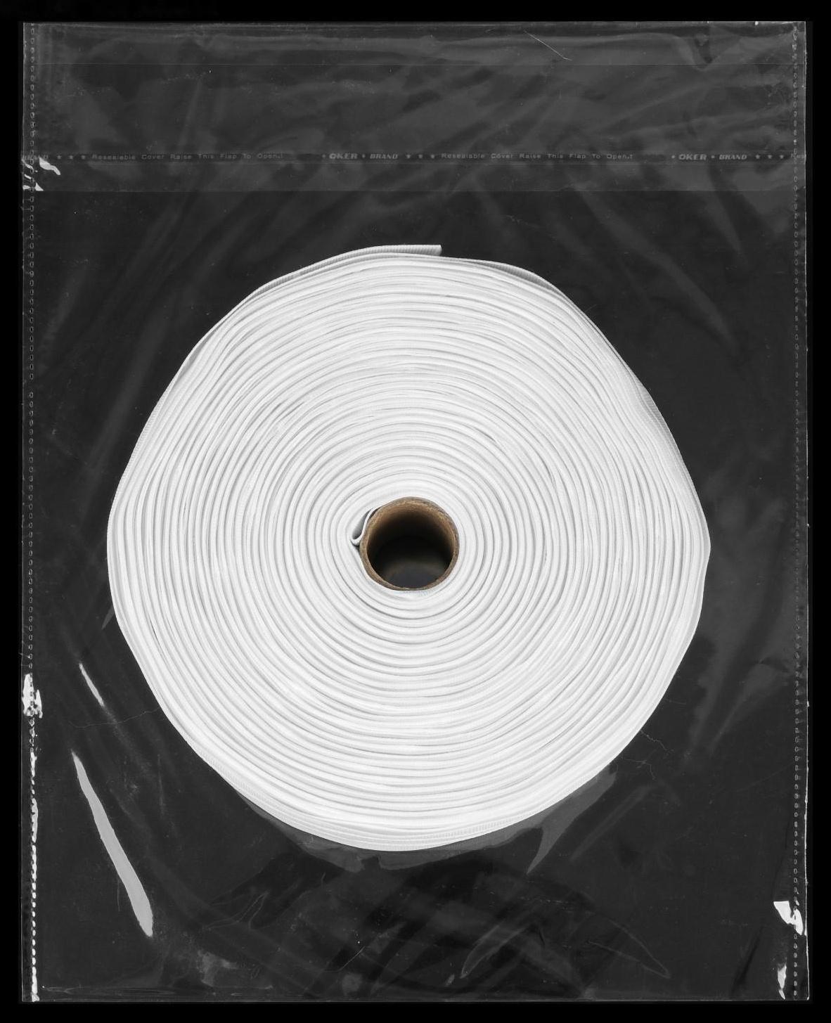 Шторная лента классическая, матовая, 6 см, 50 ± 1 м, цвет белый