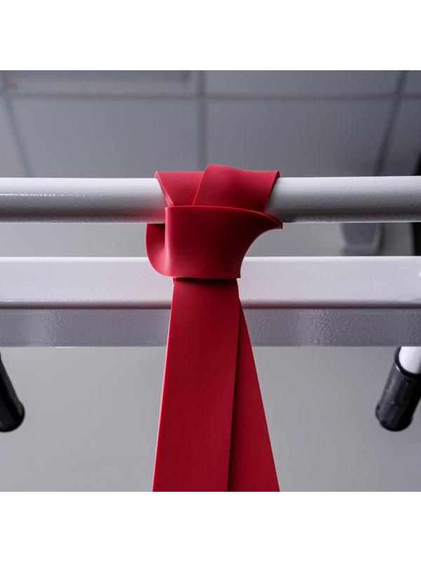 Эспандер ленточный, многофункциональный, 208 х 4,4 х 0,5 см, 17-54 кг, цвет красный