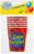 Набор бумажных стаканов «С днём рождения», паутинка, 250 мл, 6 шт.