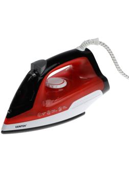 Утюг Centek CT-2347, 1800 Вт, 200мл, антипригарное покрытие, самоочистка, красный