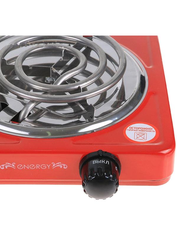 Плитка электрическая ENERGY EN-902R, 1000 Вт, 1 конфорка, красная