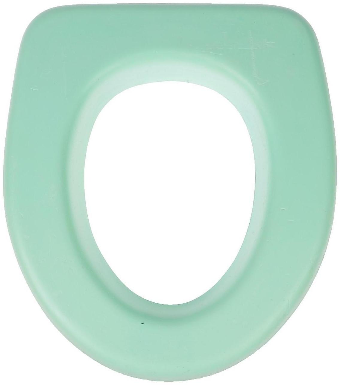Сиденье для уличного туалета, 46 × 40 см, пенополиуретан, зелёное