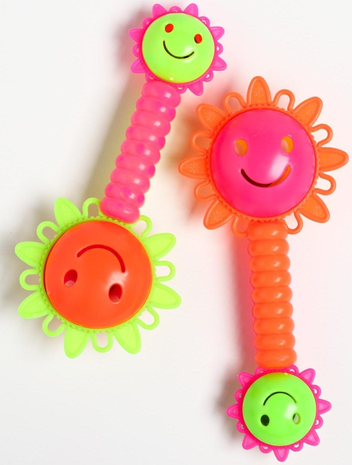 Погремушка «Солнышко», цвет МИКС