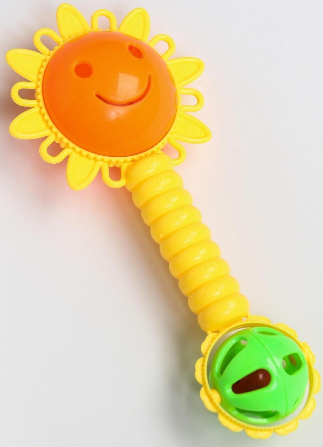 Погремушка «Солнышко», цвет МИКС