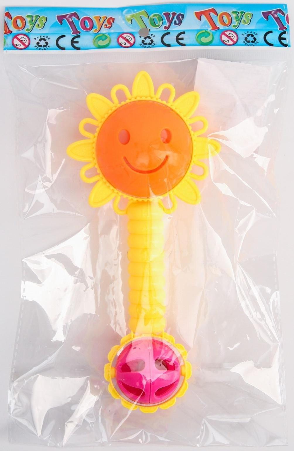 Погремушка «Солнышко», цвет МИКС
