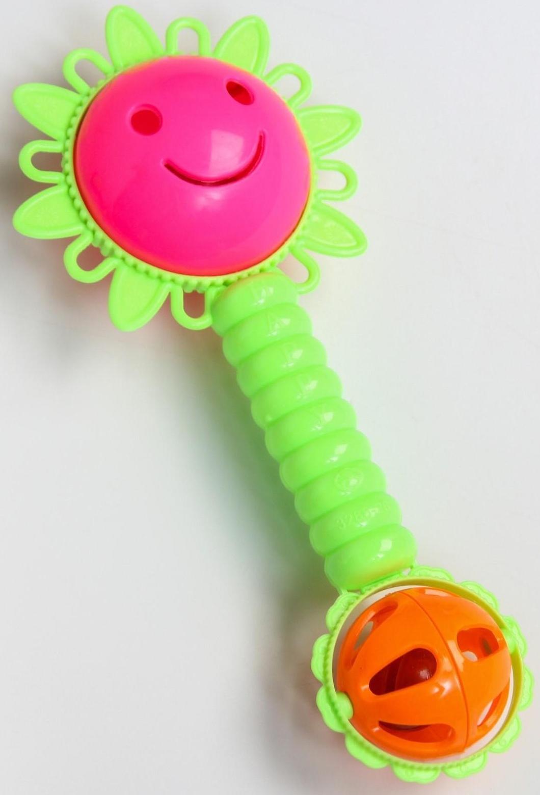 Погремушка «Солнышко», цвет МИКС