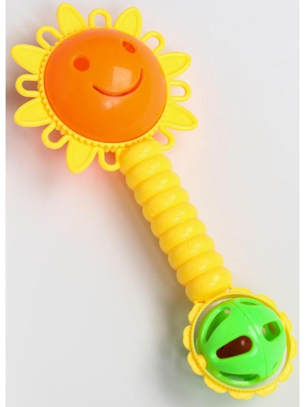 Погремушка «Солнышко», цвет МИКС