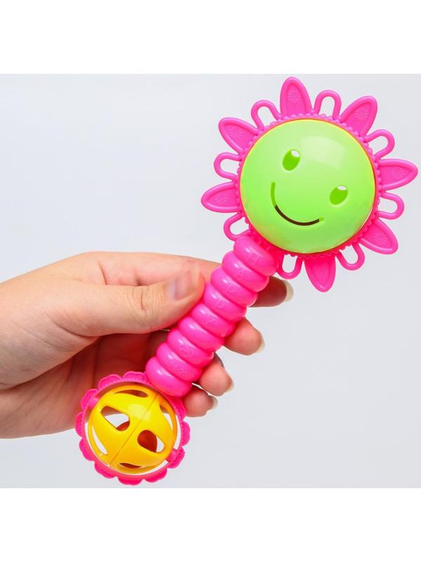 Погремушка «Солнышко», цвет МИКС